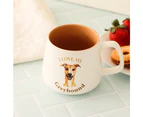2x Splosh I Love My Greyhound 12cm Dog Hot/Cold Beverage Matte Drink Ceramic Mug