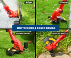 TOPEX 20V Cordless Power Tool Kit Chainsaw Hedge Trimmer Leaf Blower Grass Trimmer