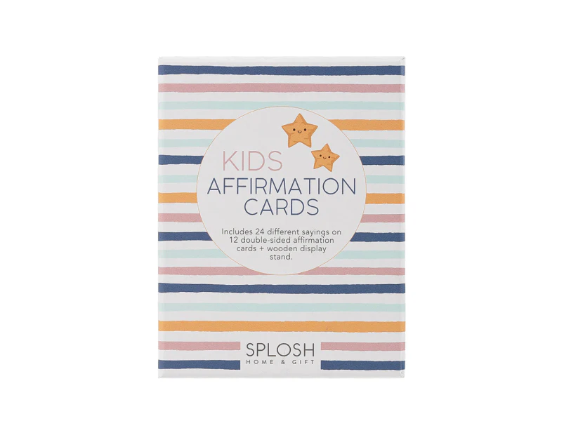 Splosh Kids By Splosh Affirmation Cards Kids Positive Inspiring Quotes w/ Stand