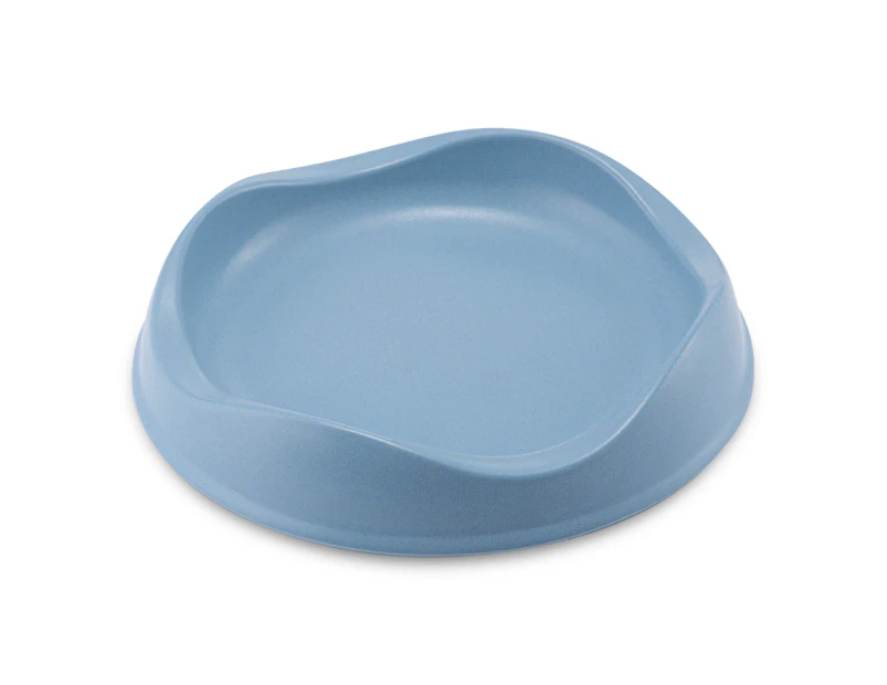 Beco Bowl Eco-Friendly Food & Water Bamboo Cat Bowl Blue - Blue
