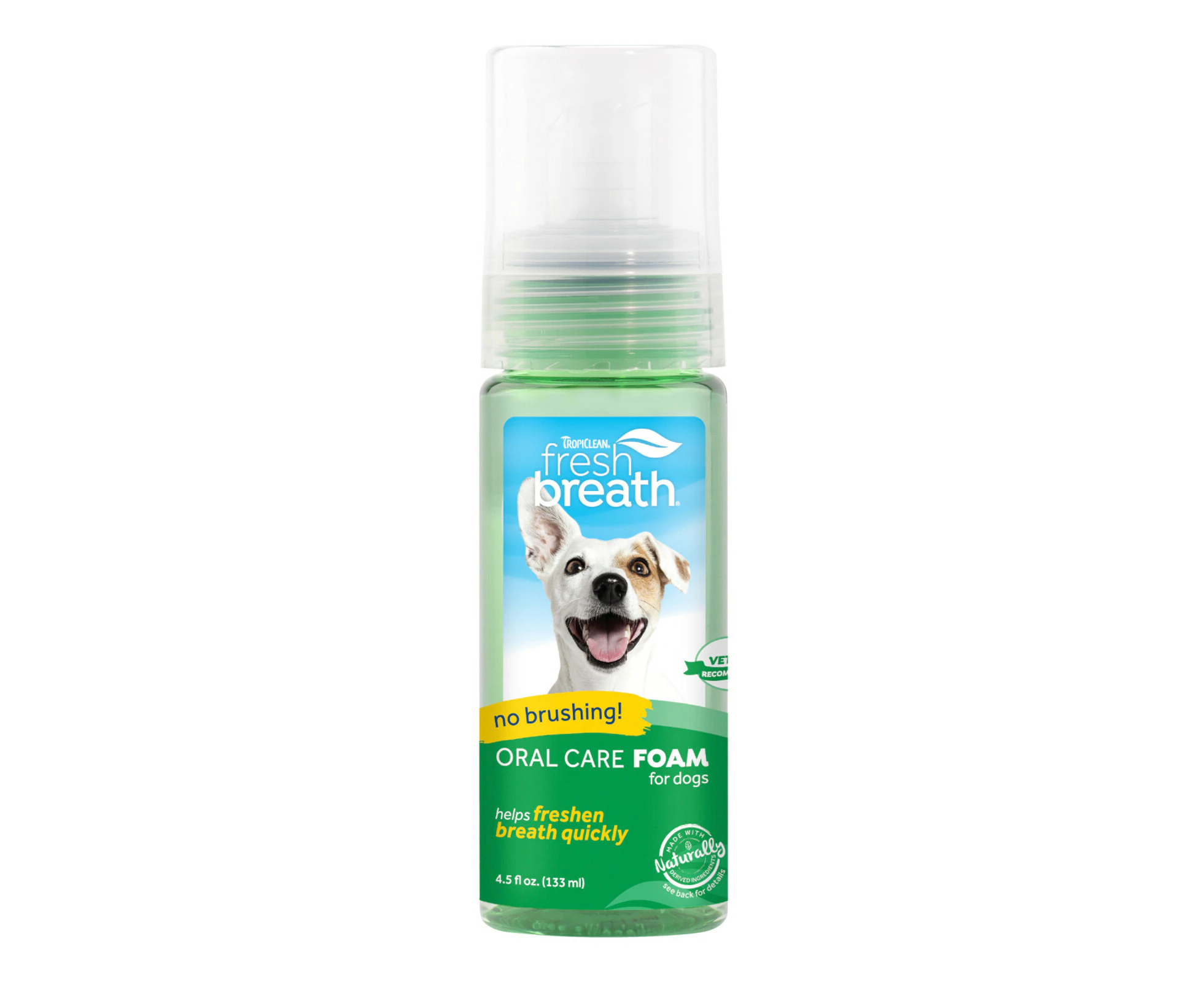 TropiClean Fresh Breath Oral Care Mint Foam