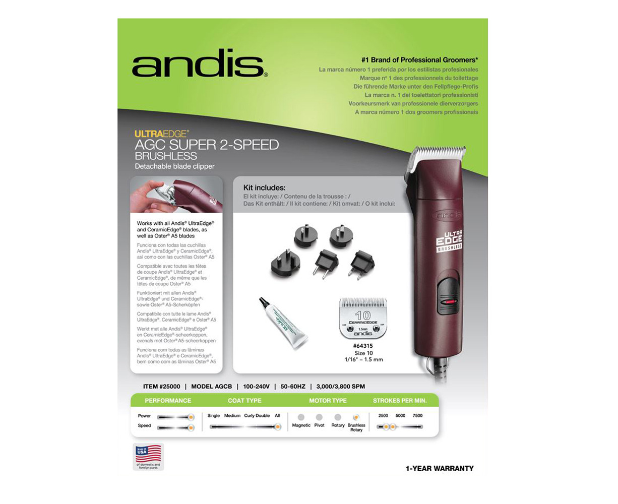 Andis agc super outlet 2 speed clipper australia