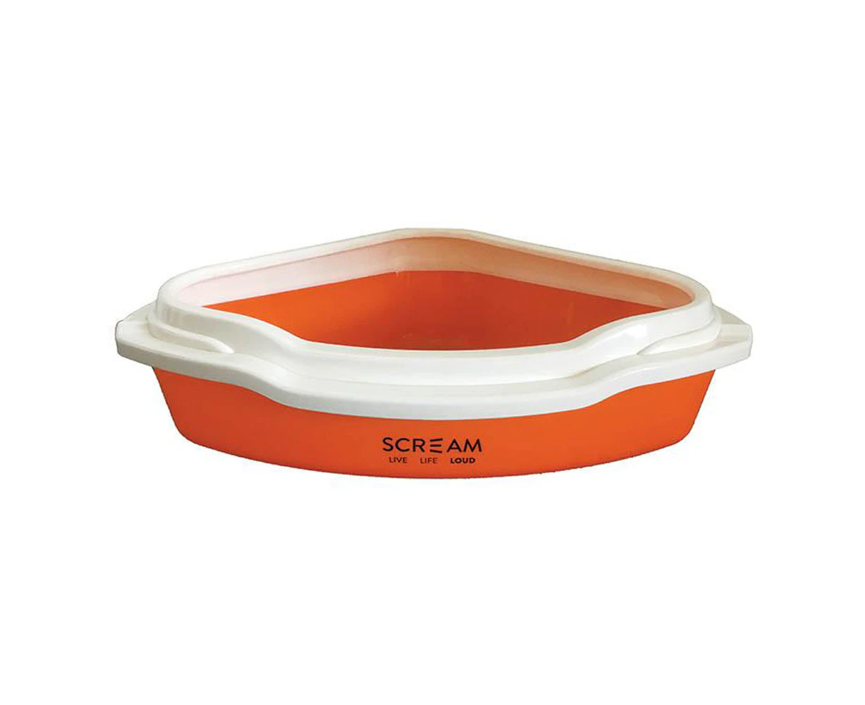 Scream Corner Litter Tray Loud - Orange