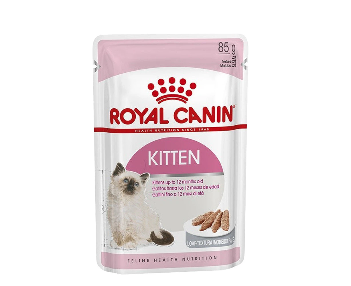 Royal Canin Kitten Loaf Wet Cat Food 12 X 85g