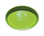 Scream Oval Heavy Duty Plastic Cat Bowl Loud Green 300ml - Loud Green