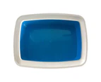 Scream Rectangle Cat Litter Tray Removable Rim Loud Blue - Loud Blue