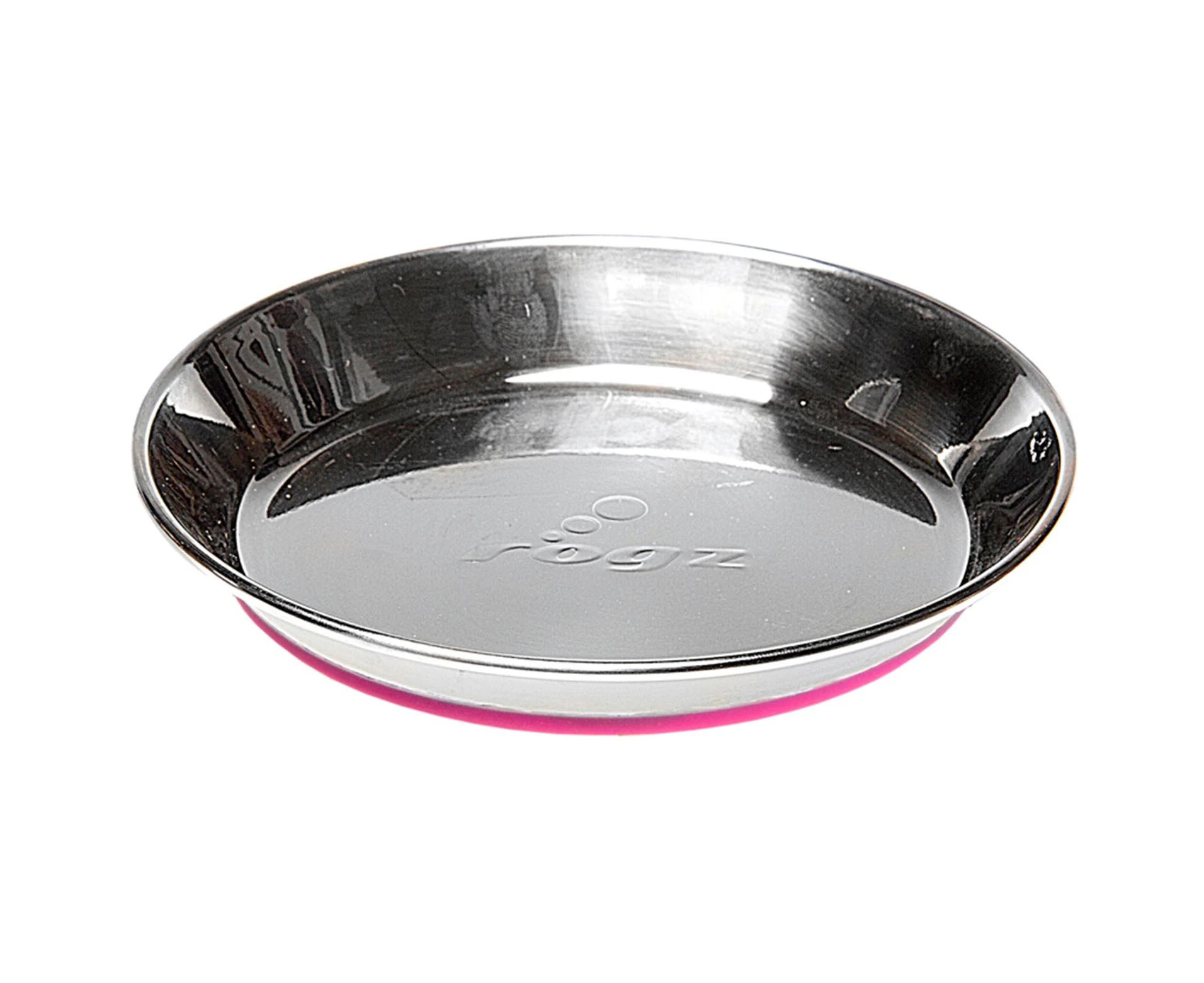 Rogz Anchovy Stainless Steel Non-Skid Cat Bowl Pink