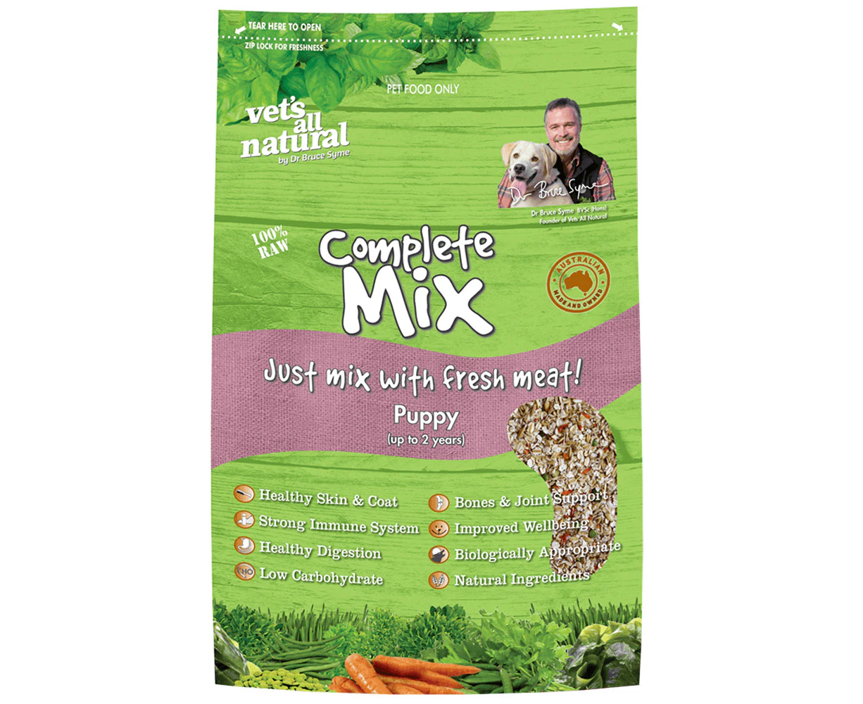 Vets All Natural Complete Mix Muesli for Fresh Meat for Puppies up to 2 years - 1kg