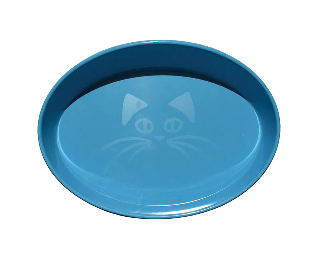 Scream Oval Cat Bowl Loud - Blue