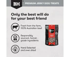 Black Hawk Beef Jerky Sticks Natural Dog Treats 100g