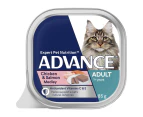 Advance Adult 1+ Wet Cat Food w/ Chicken & Salmon Medley 7 x 85g