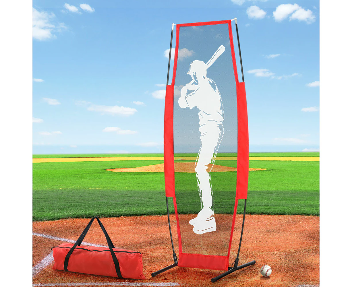 Everfit Baseball Net Pitching Kit with Stand Rebound Net Training Aid