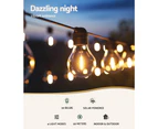 50m Solar Festoon Lights Outdoor LED String Light Chritsmas Decor Party