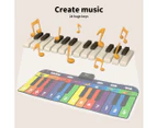 Bopeep Keyboard Playmat Kids Dance Music Mat Floor Piano Toys Carpet Education