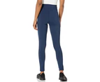 Tommy Hilfiger Womens High Rise Full Length Sport Legging w/Pocket Navy - Navy