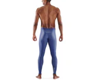 Skins Compression Series 3 Mens Long Tights Sport Activewear/Gym/Training Blue - Marlin