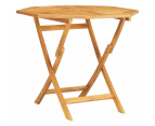 vidaXL Folding Garden Table 85x85x76 cm Solid Teak Wood