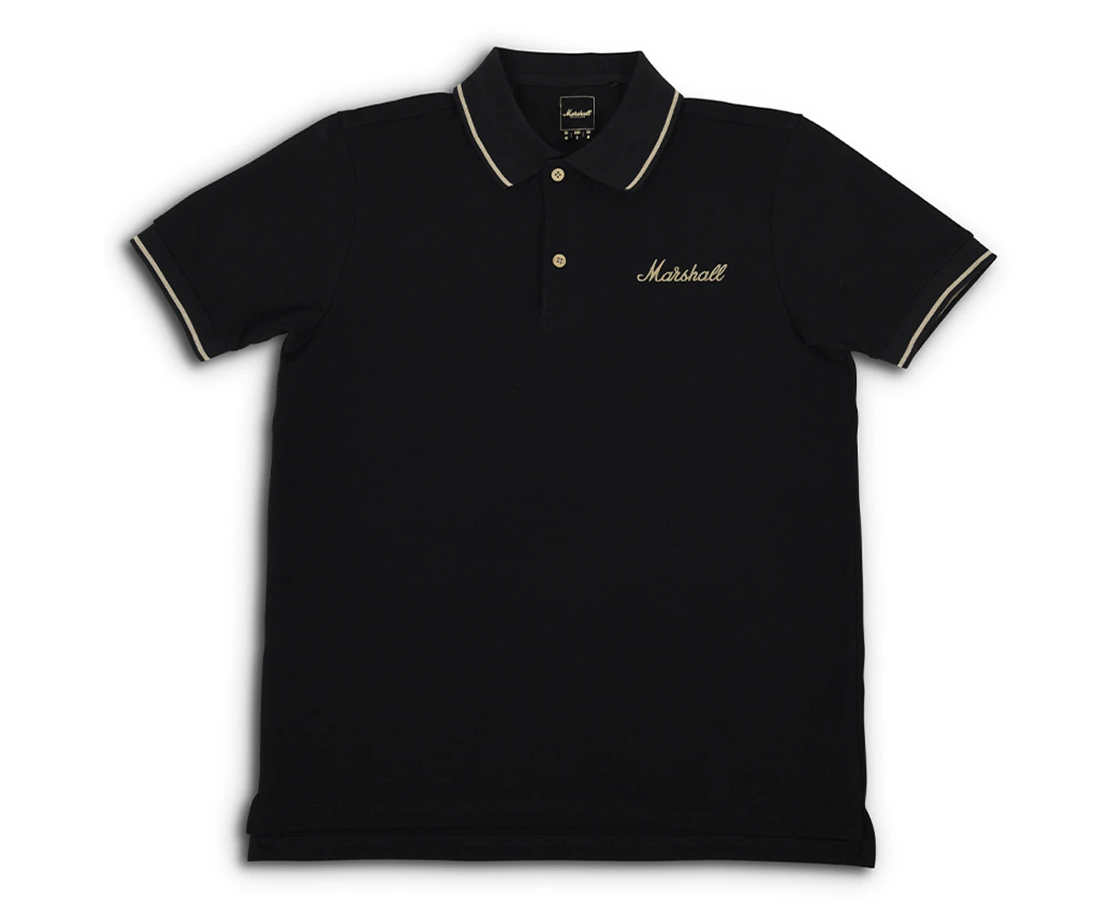 Marshall 60th Anniversary Unisex Short Sleeve Polo Shirt Women's/Men's - Black