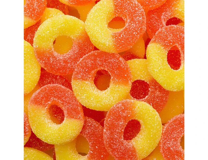 Lolliland Peach Rings(Gluten Free) 1kg