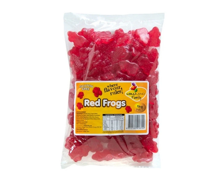 Red Frogs (Gluten Free)1kg