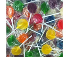 Assorted Flat Lollipops (1kg)