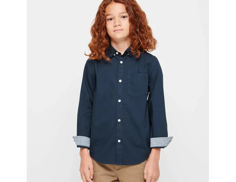 Target Long Sleeve Shirt - Blue