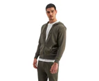 Bonds Mens Essential Zip Hoodie Pullover Jumper Wilderness Olive Cotton/Polyester - Wilderness MGQ