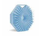 Antimicrobial Silicone Exfoliating Body Scrubber - Blue