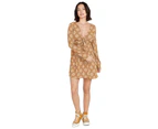 Volcom Women's Star Dreamer Mini Dress - Bronze