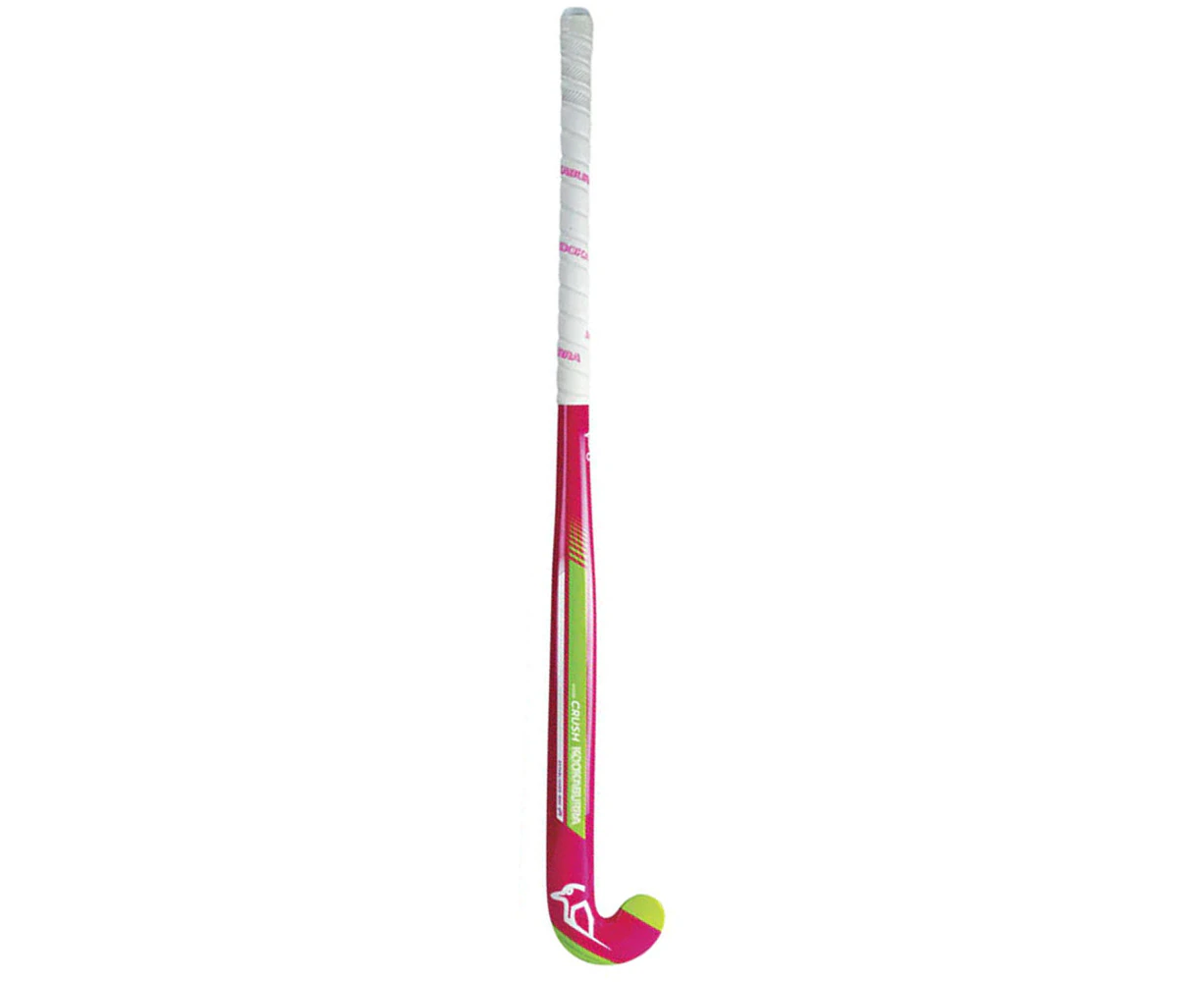 Kookaburra Crush Wood 36'' Long Light-Weight Field Hockey Stick Pink/Green