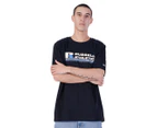 Russell Athletic Men's Bar Logo Tee / T-Shirt / Tshirt - Navy