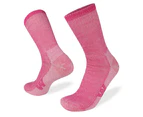Wilderness Wear Hike Three Capes Hiker Womens Pink Marle Merino Socks - Pink Marle
