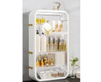 SOGA 2X White Multi Tier Cosmetic Storage Rack Bathroom Tray Display Organiser