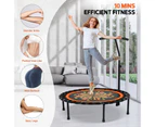 ADVWIN 50-inch Rebounder Mini Trampoline with Hula Hoop, Suitable for Adults and Kids Indoor/Outdoor Max Load 150KG