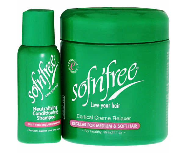 Sofn'Free Cortical Relaxer and Shampoo Regular Banded Pack 450mL