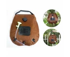 Portable Outdoor Camping Shower Water Bath Bag - Solar Powered - Green