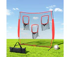 Everfit 1.8m Football Soccer Net Portable Goal Net Training 3 Target Zone