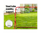 Everfit  Baseball Soccer Net Rebounder Football Goal Net Sports Training Aid