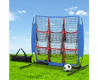 Everfit'soccer Net Baseball Pitching Football Goal Training Aid 9 Target Zone