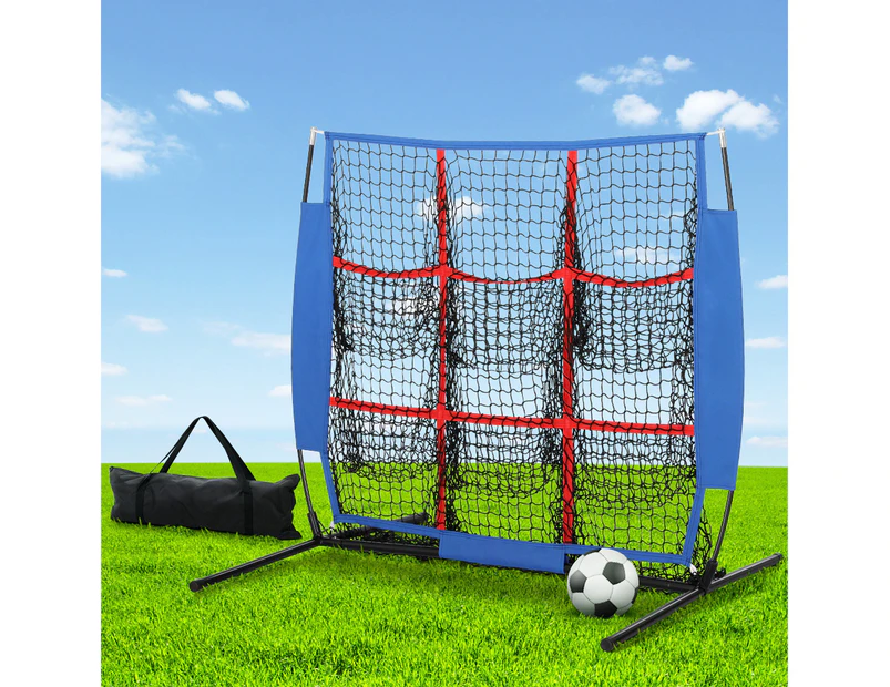 Everfit Soccer Net Baseball Pitching Football Goal Training Aid 9 Target Zone