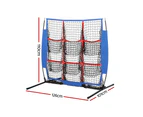 Everfit'soccer Net Baseball Pitching Football Goal Training Aid 9 Target Zone