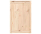 vidaXL Laundry Box 44x44x66 cm Solid Wood Pine