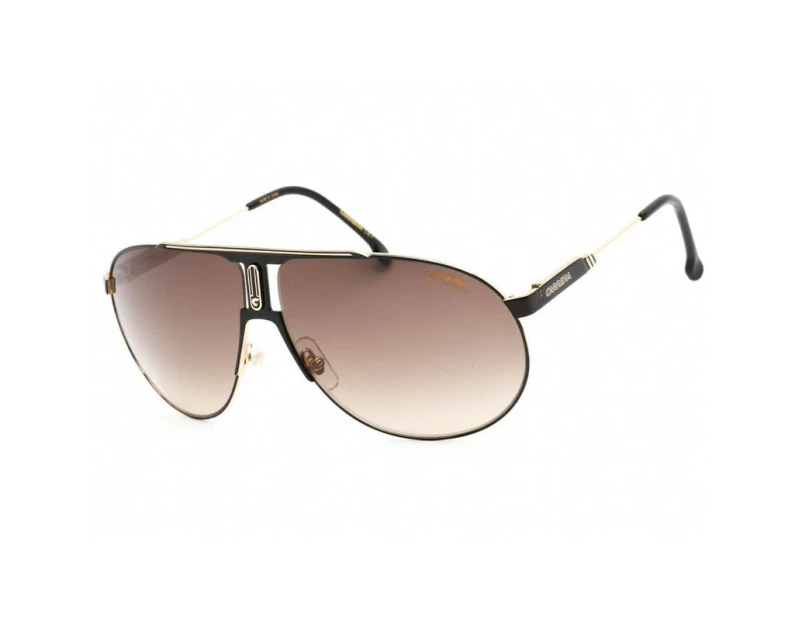 Carrera PANAMERIKA 65/S 02M2 HA Black Gold / Brown Gradient Metal Frame UV400 Sunglasses