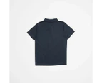 Target School Sports Mesh Polo T-shirt - Navy Blue