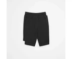 Target Bike Shorts - Mid Length - 2 Pack - Black