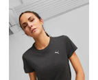 Puma Women's Run Favourite Heather Tee/ T-Shirt / Tshirt - Puma Black