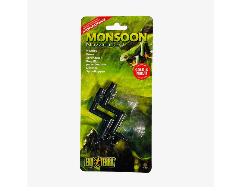 Exo Terra Monsoon Reptile Mister Replacement Nozzles 2pk with Suction Cup