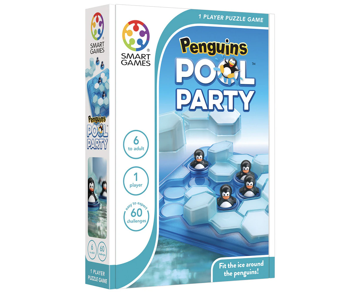 Smart Games Penguins Pool Party Children's/Kid's Single Player Puzzle Game 6y+