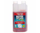 Enzyme Wizard Grease & Waste Twin 1L Digestor PH Neutral Formula Deodorizing - Liquid Cleaners