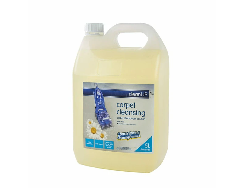 CleanUp 5L Carpet Cleansing Shampoo Solution Deodorising Carpet - Liquid Cleaners